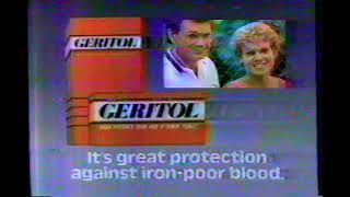 6 Dec 1984 TV Commercial for Geritol by Evonne Goolagong [upl. by Mmada]