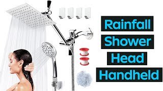 Best Shower Head Review 2021  COSYLAND Rainfall Shower Head Handheld [upl. by Carlie]