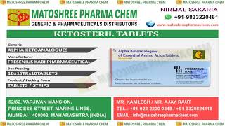 KetosterilTablets Leading Suppliers in India • Matoshree Pharma Chem [upl. by Epperson]