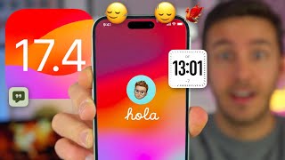 iOS 174 SALE HOY 40 NOVEDADES y nuevos EMOJIS 🔥 [upl. by Derwin865]