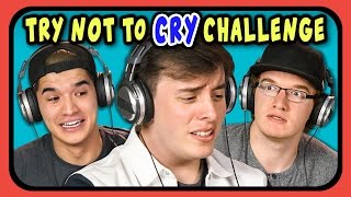 YOUTUBERS REACT TO TRY NOT TO CRY CHALLENGE [upl. by Alcina]