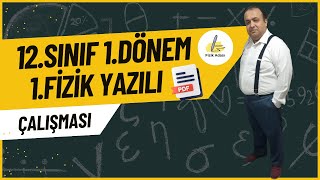 12 SINIF 1 DÖNEM 1 FİZİK YAZILI ÇALIŞMA ÇEMBERSEL HAREKET VE AÇISAL MOMENTUM [upl. by Ahsiet]