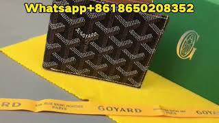 GOYARD VICTOIRE WALLET Review from BOOTSFY [upl. by Anaele904]