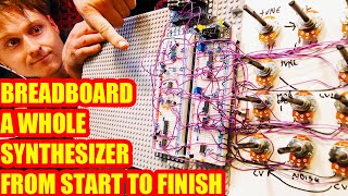 Building A Whole Analog Synthesizer voice From Start To Finish On Breadboard [upl. by Joana930]