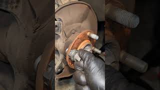 MECHANIC TRICKS AND TIPSWHEEL STUD INSTALLATION automobile automotive shortsvideo shorts short [upl. by Aisatsana139]