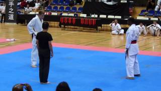 6th World Cup KWF Kumite Moses Sebopa South Africa vs Russia 12 final [upl. by Aynatal]