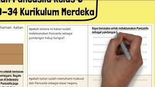 Apa yang Kalian Ketahui Tentang Pancasila Sebagai Dasar Negara Tabel 21 Lembar Kerja Kegiatan [upl. by Yltnerb101]