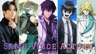 Genshin Impact quotAlhaithamquot Japanese Voice Actors Same Anime Characters [upl. by Steffie937]