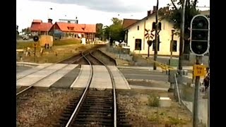 Sweden MALMÖ  YSTAD 1994 Train Drivers Cab View from Y1 1326 [upl. by Rhianna550]