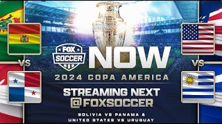 USA vs Uruguay amp Bolivia vs Panama Pregame Show  FOX Soccer NOW [upl. by Nodnarg]