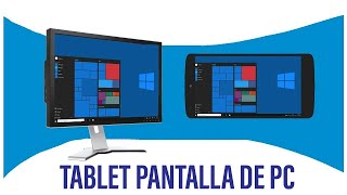 COMO USAR UNA TABLET DE SEGUNDO MONITOR PARA TU PC  TUTORIAL [upl. by Nosydam192]