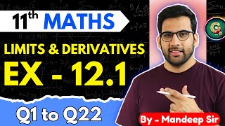 Class  11 Ex  121 Q1 to Q22 Limits amp Derivatives Maths  CBSE NCERT GREENBoard [upl. by Darla]