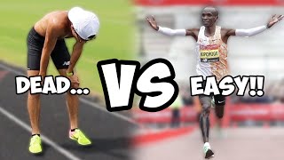 MARATHON WORLD RECORD WORKOUT  ELIUD KIPCHOGE CHALLENGE [upl. by Verena33]