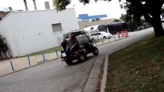 Taylor Swift Golf Cart in With Scott and Andrea Swift Charleston West Virginia [upl. by Hoopes]