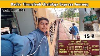 Dadar Tirunelveli Chalukya Express Train Journey In quotSleeper Class  Train No 11021 [upl. by Ennirok]