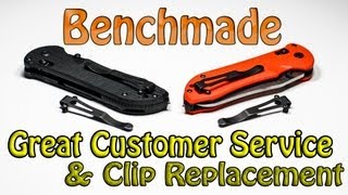 Benchmade Clip Replacement  Great Customer Service [upl. by Ingeberg]