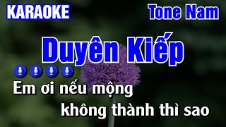 Duyên Kiếp Karaoke Tone Nam  Karaoke AK [upl. by Nashoma455]