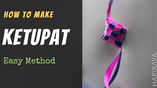 How to make Ketupat in easy method ★ HariRaya Festival ★ Malaysian Culture [upl. by Lavinie]