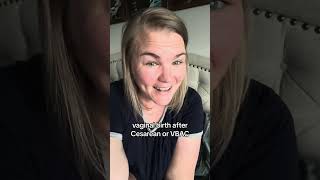 Check out The VBAC Link and ICAN for more info birthvlog vbac birthtips childbirth [upl. by Neelra]