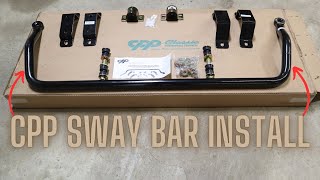 1968  1972 Chevy C10 CPP Sway Bar Upgrade Install amp Why We Chose It [upl. by Gundry]