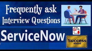 Part1  ServiceNow most common Interview Questions and Answers [upl. by Lanfri802]