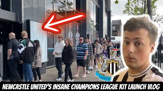 Newcastle United’s 202324 kit launch vlog [upl. by Rovit67]