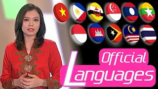 Official Languages in Southeast Asia [upl. by Doane278]