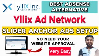 Yllix Slider And Anchor Ads Setup  Yllix Ad Network Ads Setup  Yllix Review  SmartHindi [upl. by Kee]