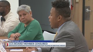 Columbus school board member censured after task force document leak [upl. by Akalam124]