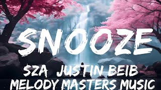 SZA Justin Beiber  Snooze Acoustic Lyrics  25mins  Feeling your music [upl. by Atsev]