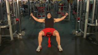 How to Do Incline Bench Cable Flys [upl. by Yve]