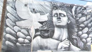 Montana artist creating new mural in downtown Billings [upl. by Knuth]