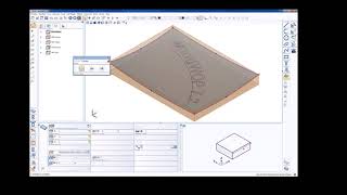 woodWOP 72  5axis machining of the text on a curved surface [upl. by Merow]