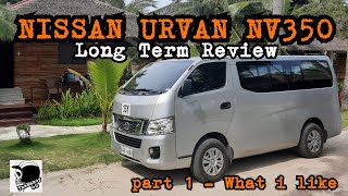 LONG TERM REVIEW Part 1  2017 Nissan Urvan NV350  TheManoy66 [upl. by Jillian]