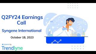 Syngene International Earnings Call for Q2FY24 [upl. by Reinhart103]