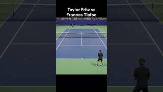 Taylor Fritz vs Frances Tiafoe  US OPEN  Shorts Tennis Gaming Tiebreak usopen [upl. by Assej]