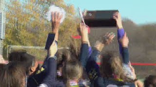 Schroeder Spencerport girls soccer win sectional titles [upl. by Htebazila308]