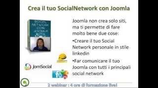 Crea il tuo social network con joomla corso joomla avanzato [upl. by Anselmi]