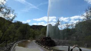 Kaltwasssergeysir Andernach in der Vulkaneifel [upl. by Htenaj219]