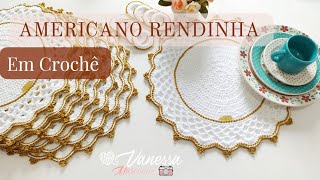 ✨ Souplast Rendinha  Americano em Crochê Por Vanessa Marcondes [upl. by Nothgiel]