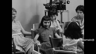 1963 Stripe Toothpaste Commercial  Children Rehearsal of Stripe Jingle [upl. by Arrehs]