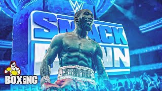 Terence Crawford Knocks Out WWE Superstar on SmackDown  Boxing News [upl. by Atorod]