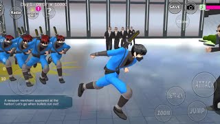 HOW TO PLAY NINJA TAIGA RINA TAMAKI CATCH CORRUPT TAX BOSS IN HARBOR Ep2  SAKURA SCHOOL SIMULATOR [upl. by Thaddus]