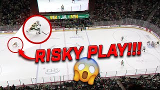 Wild PULL GOALIE IN OT again and it [upl. by Erdnoid]