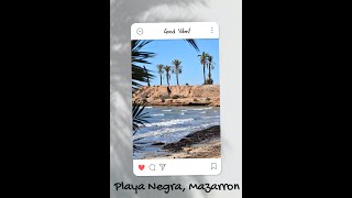 Playa Negra Puerto de Mazarron [upl. by Adnicul108]