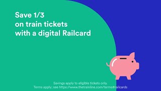 Digital Railcards from Trainline [upl. by Maletta190]