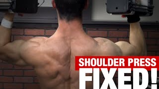 Overhead Shoulder Press 3 MISTAKES [upl. by Lobiv]