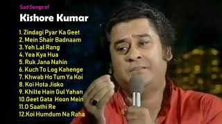 Kishore Kumar Sad Songs Hindi Hits [upl. by Karlik370]