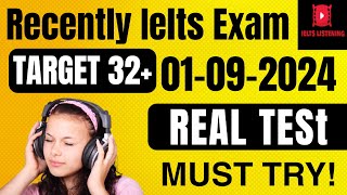 VERY HARD IELTS LISTENING TEST 2024  01092024 [upl. by Alfeus]