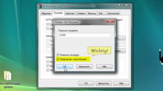 Tutorial Datei  Ordner mit Passwort schützen [upl. by Retsub981]